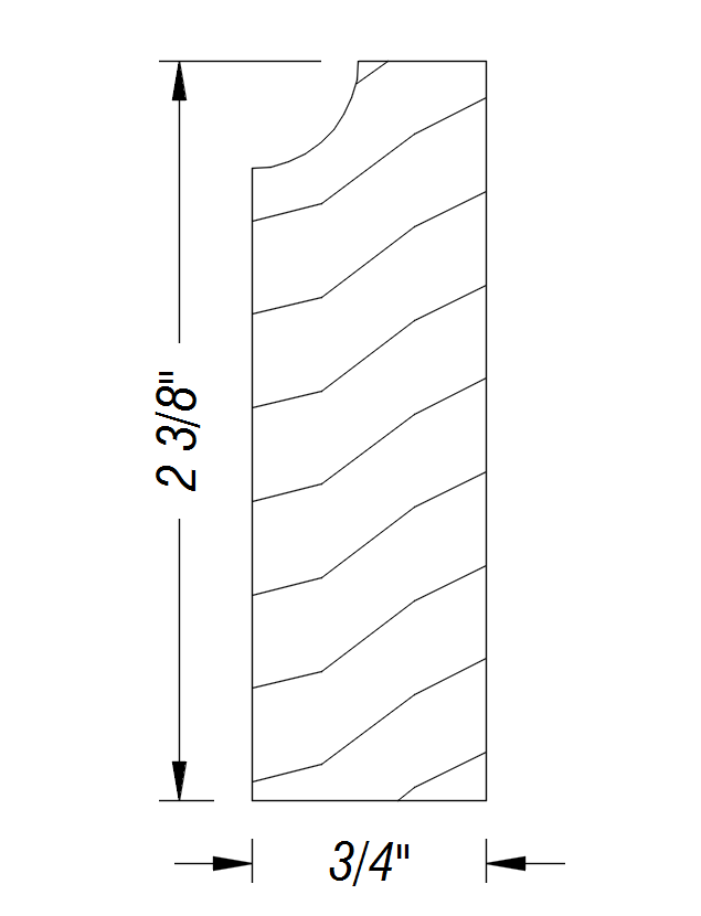 BM175   3/4" x 2 3/8"