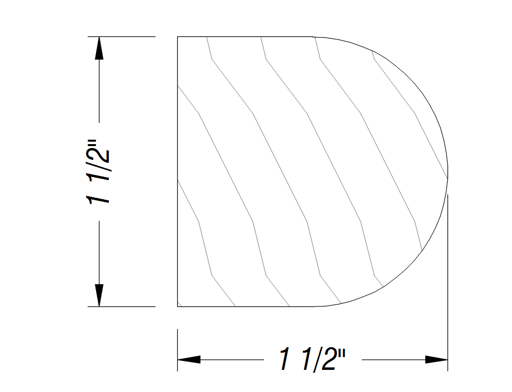 BM39   1 1/2" x 1 1/2"