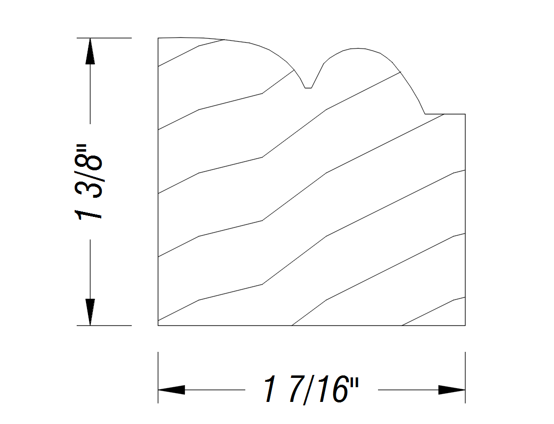 BM510   1 3/8" x 1 7/16"