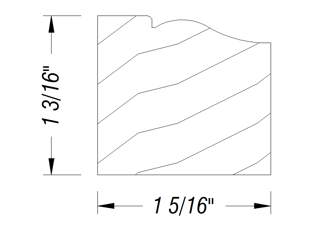 BM511   1 3/16" x 1 5/16"