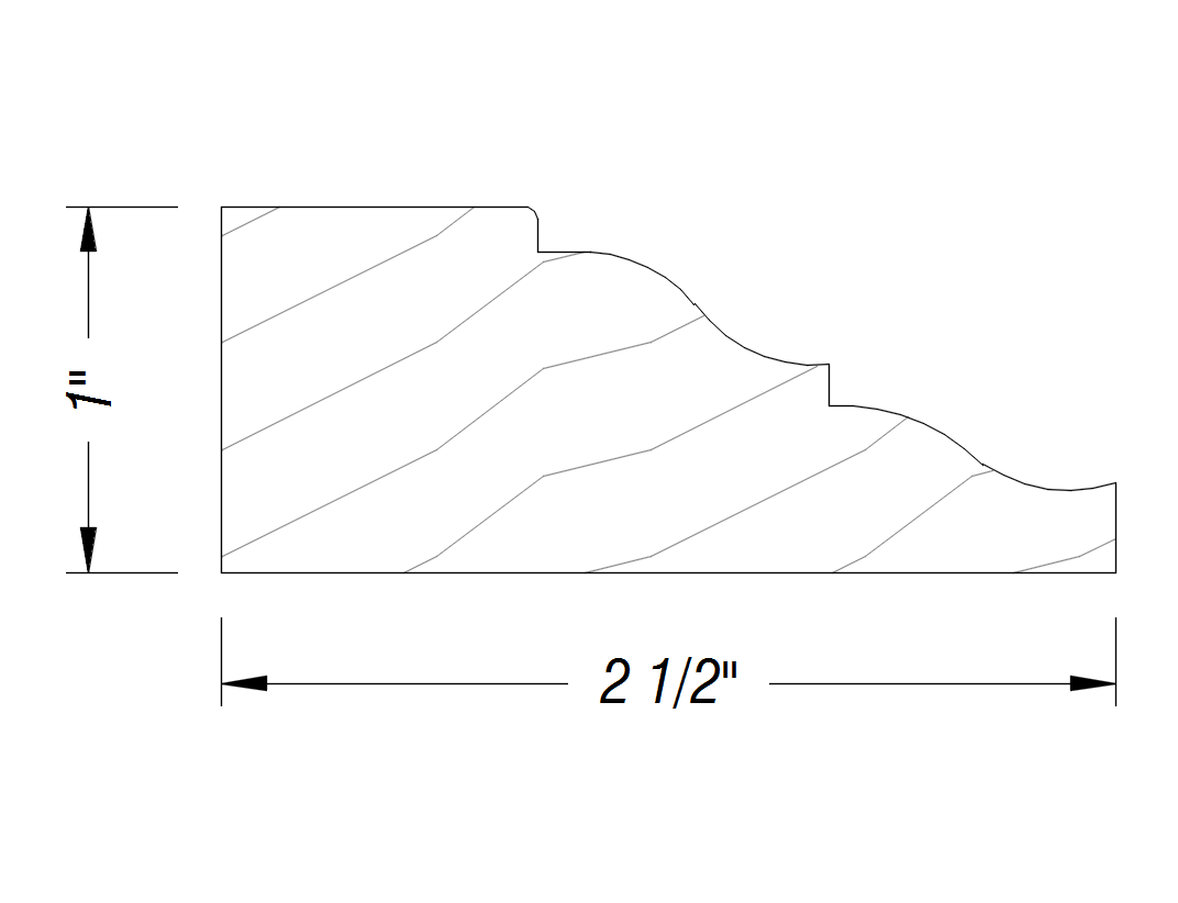 BM515   1" x 2 1/2"