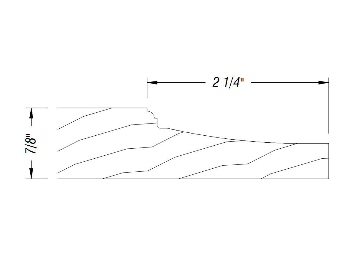 BM584   7/8" x 2 1/4"