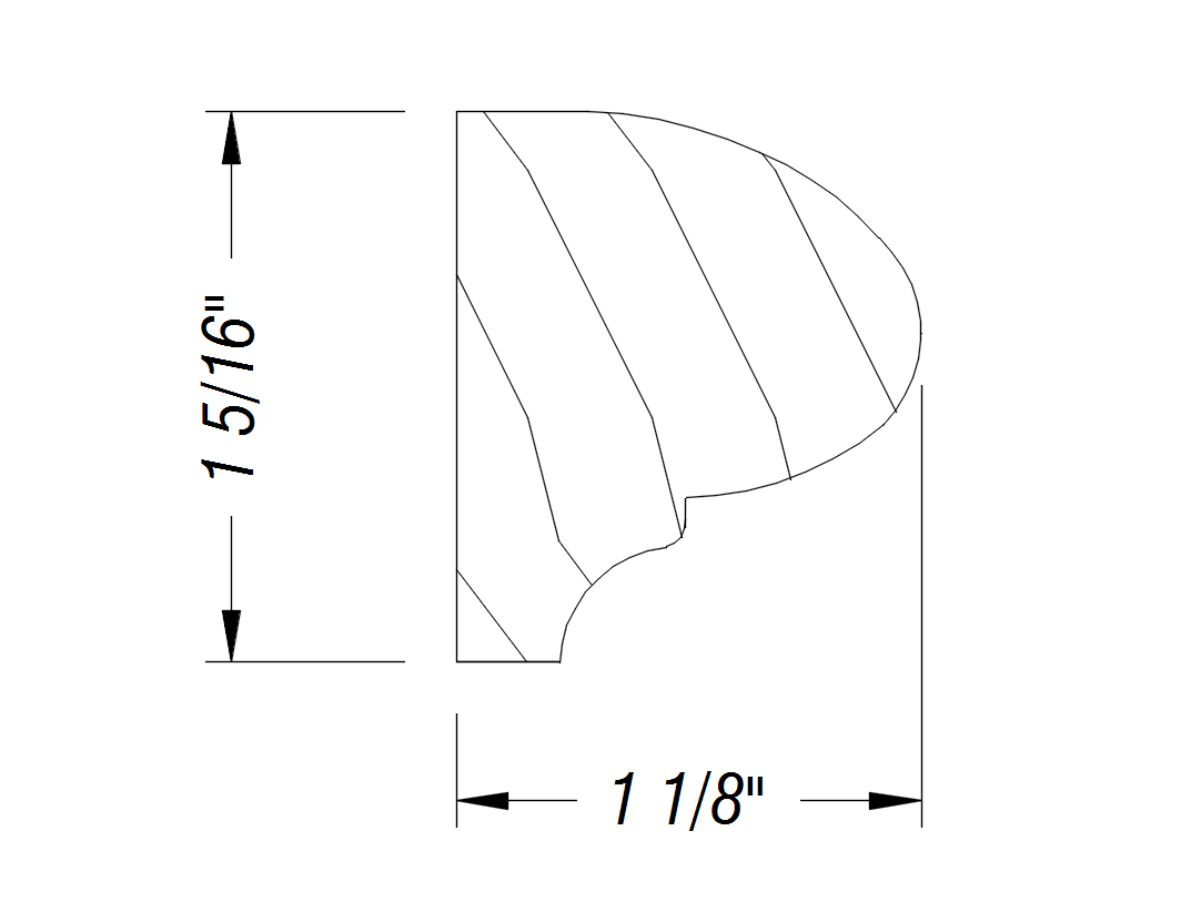 BM600   1 1/8" x 1 5/16"