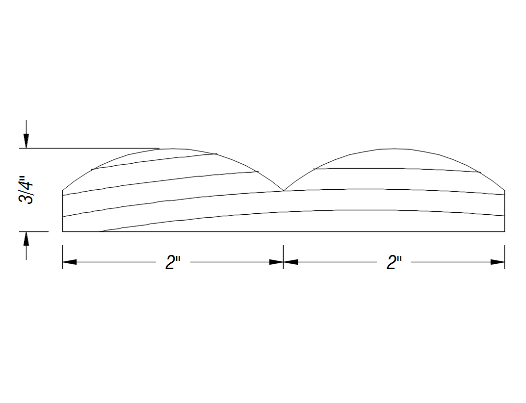 BM502   3/4" x 2"+ 2"