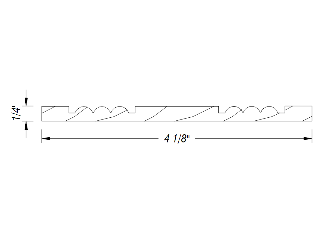 BM540   1/4" x 4 1/8"