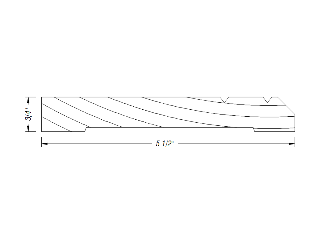 BM235   3/4" x 5 1/2"