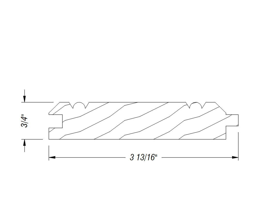 BM577   3/4" x 3 13/16"