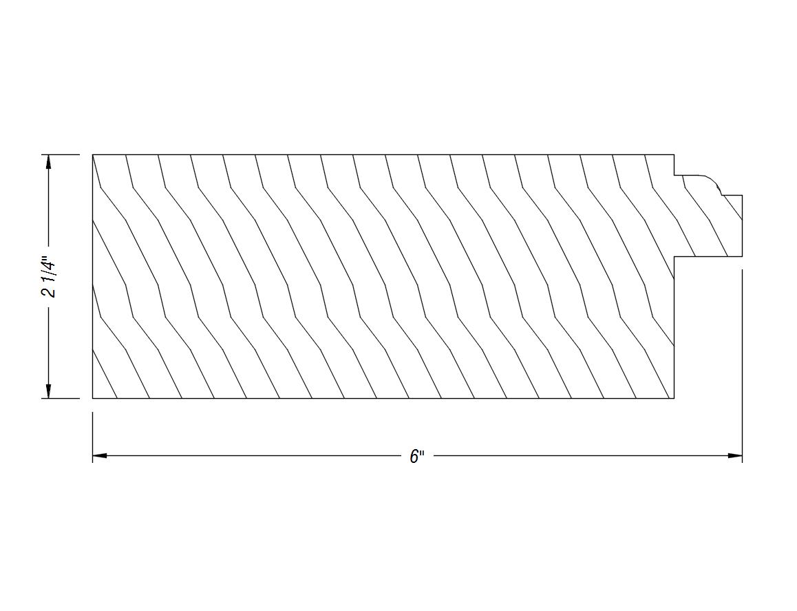 BM90   2 1/4" x 6"