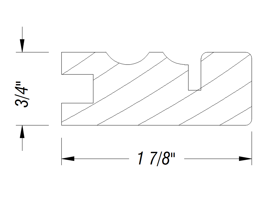 BM300   3/4" x 1 7/8"