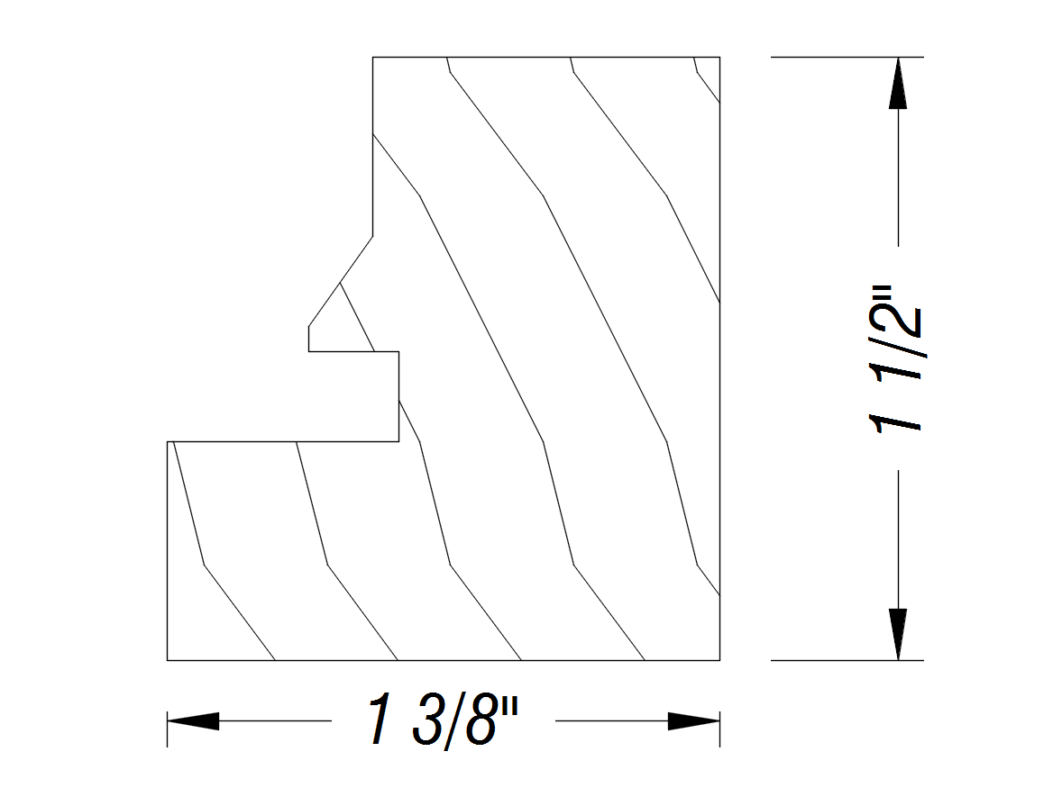 BM463   1 3/8" x 1 1/2"