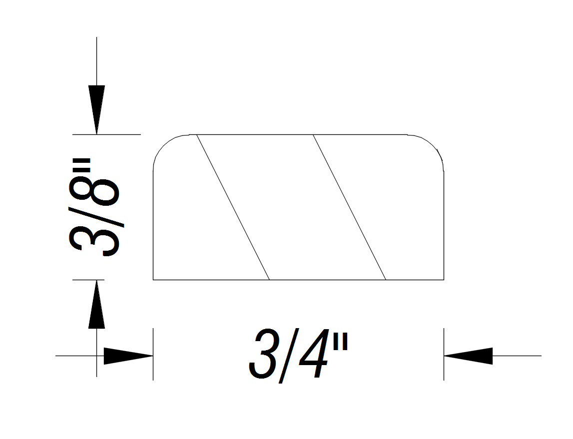 BM50   3/8" x 3/4"