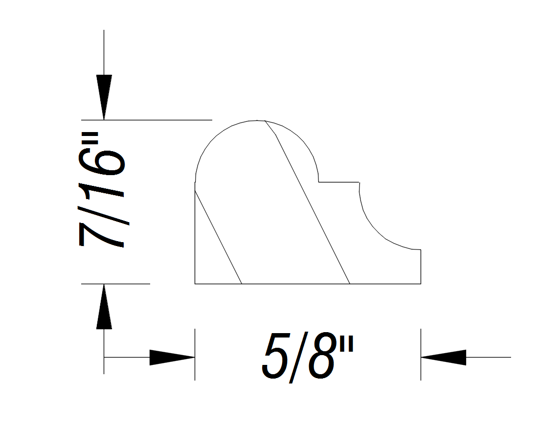 BM61   7/16" x 5/8"