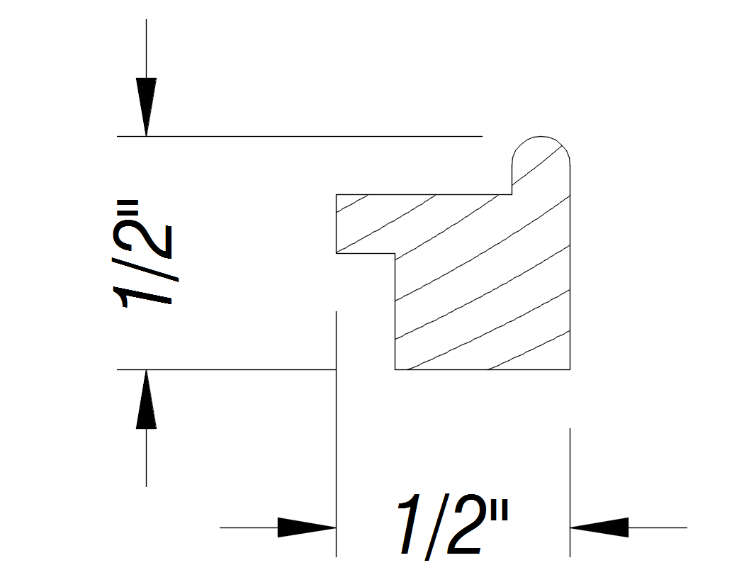 BM321   1/2" x 1/2"