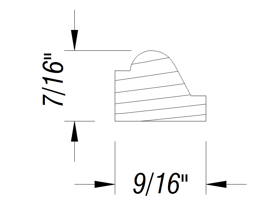 BM340   7/16" x 9/16"