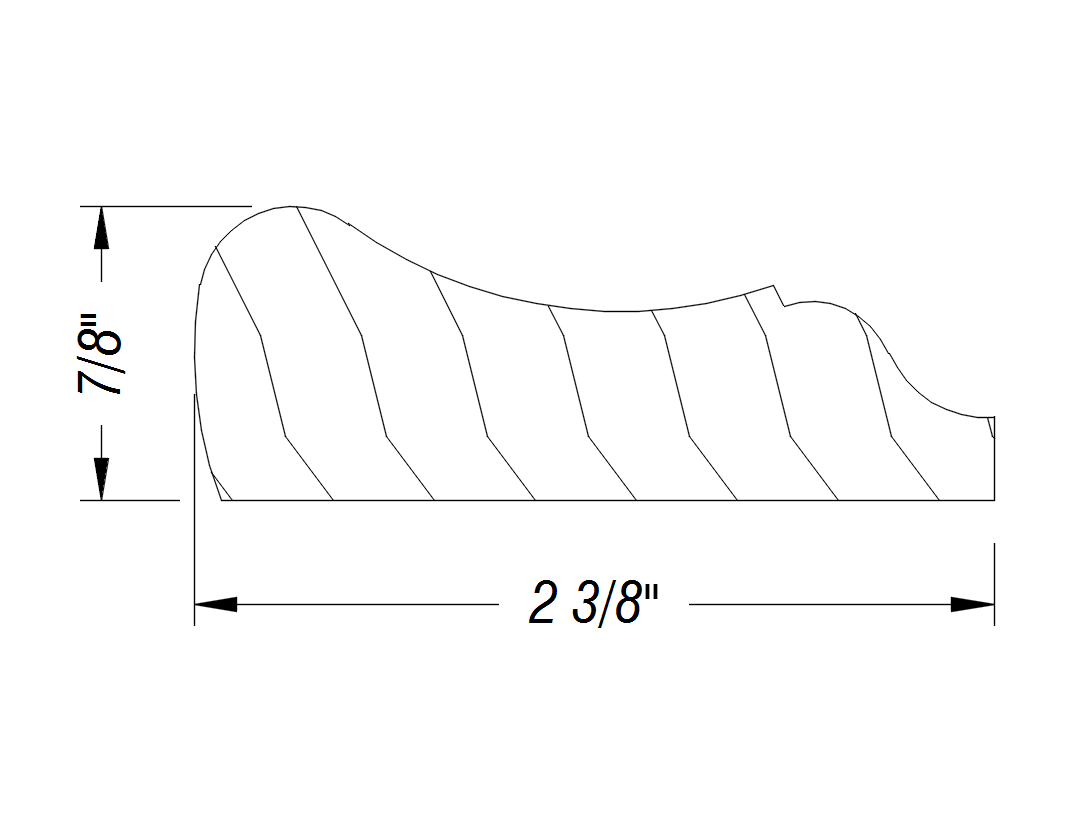 BM174   7/8" x 2 3/8"