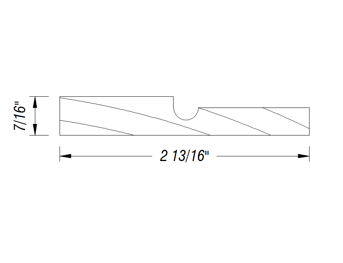 BM270   7/16" x 2 13/16"