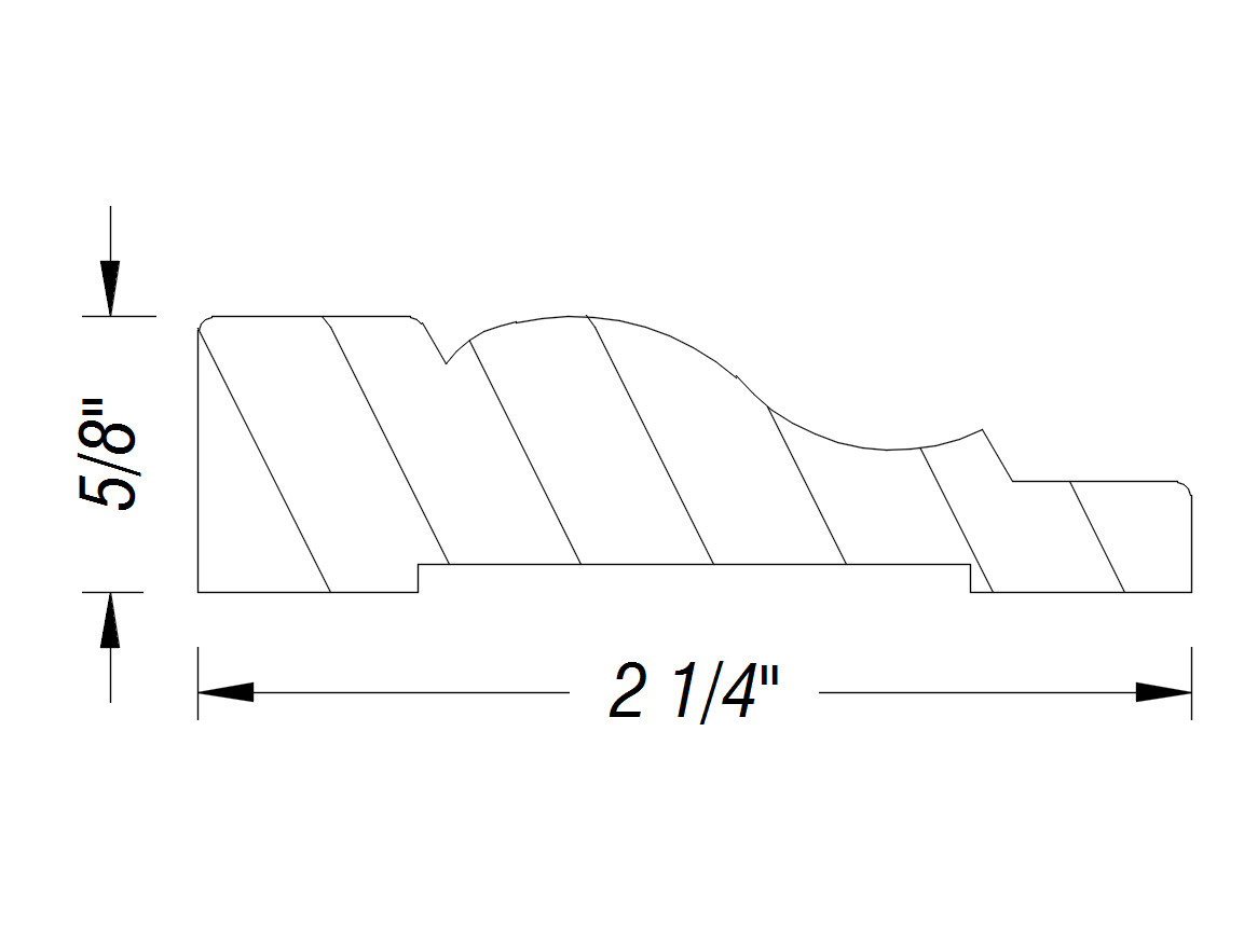 BM32   5/8" x 2 1/4"