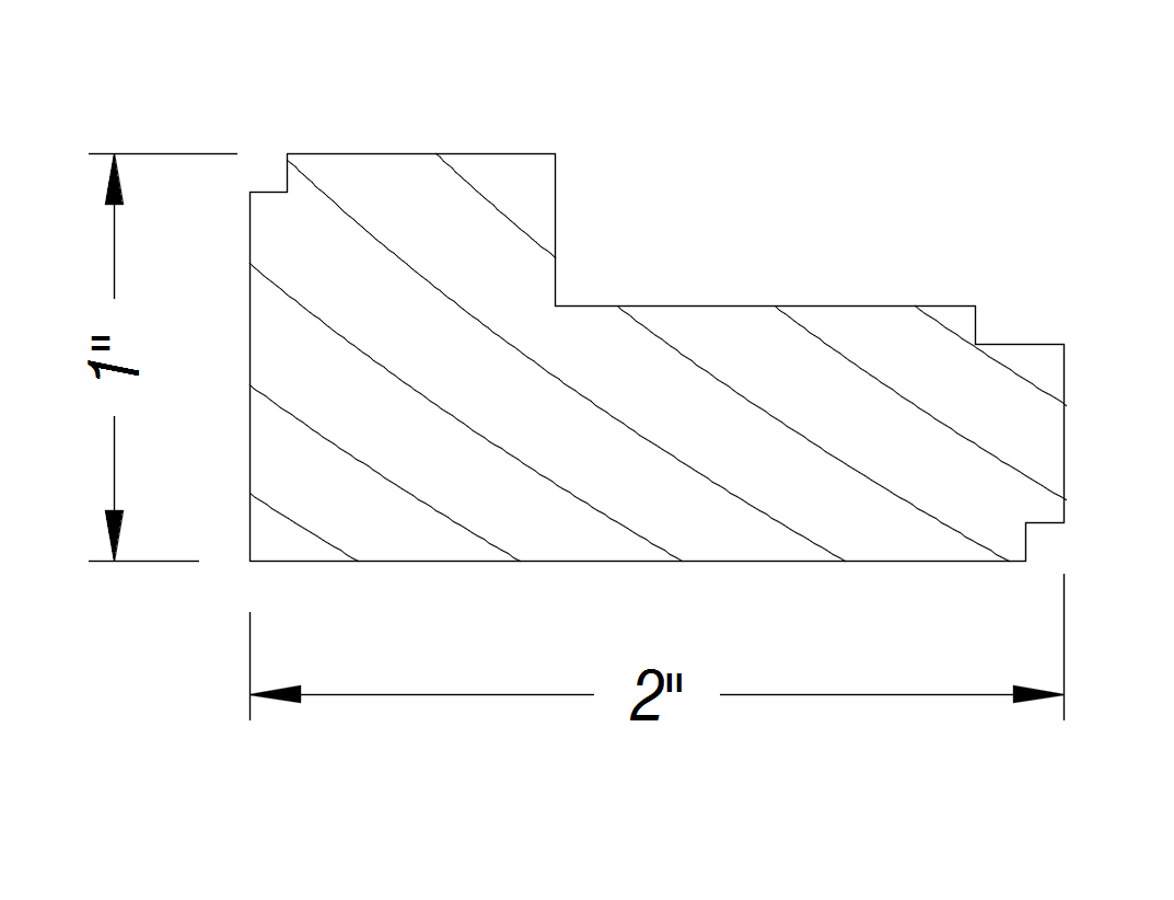 BM327   1" x 2"