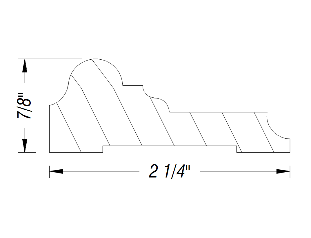 BM34   7/8" x 2 1/4"