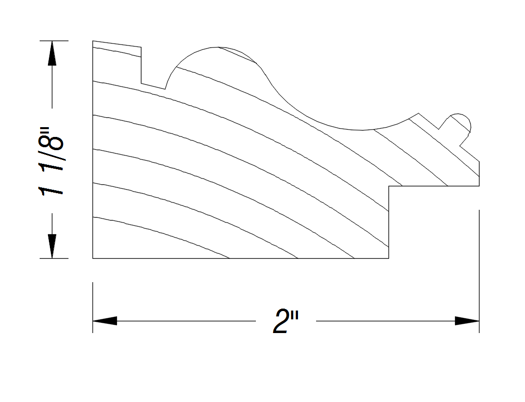 BM379   1 1/8" x 2"