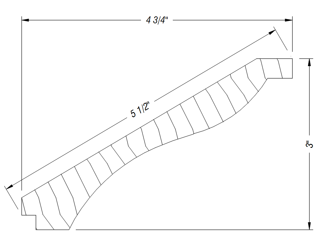 BM79   3" x 4 3/4"