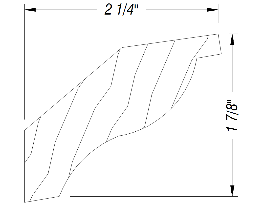 BM530   1 7/8" x 2 1/4"