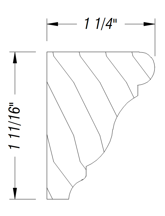 BM503   1 11/16" x 1 1/4"