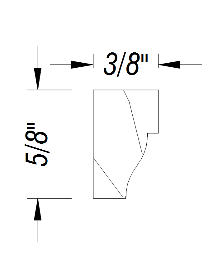 BM18   5/8" x 3/8"