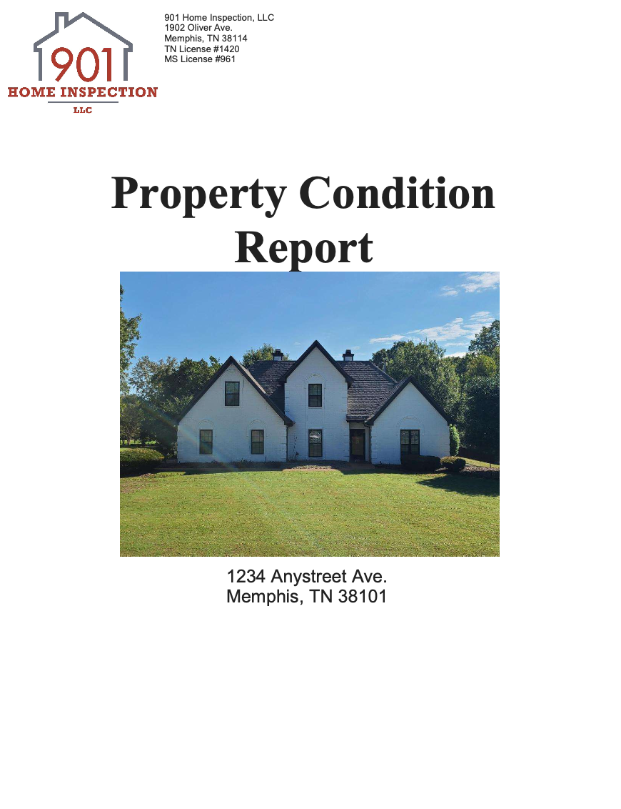 Sample Home Inspection Report