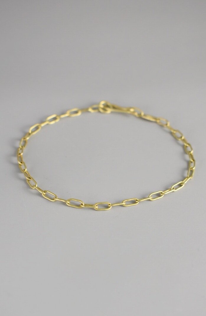 Featherweight Chain Bracelet, 18k gold