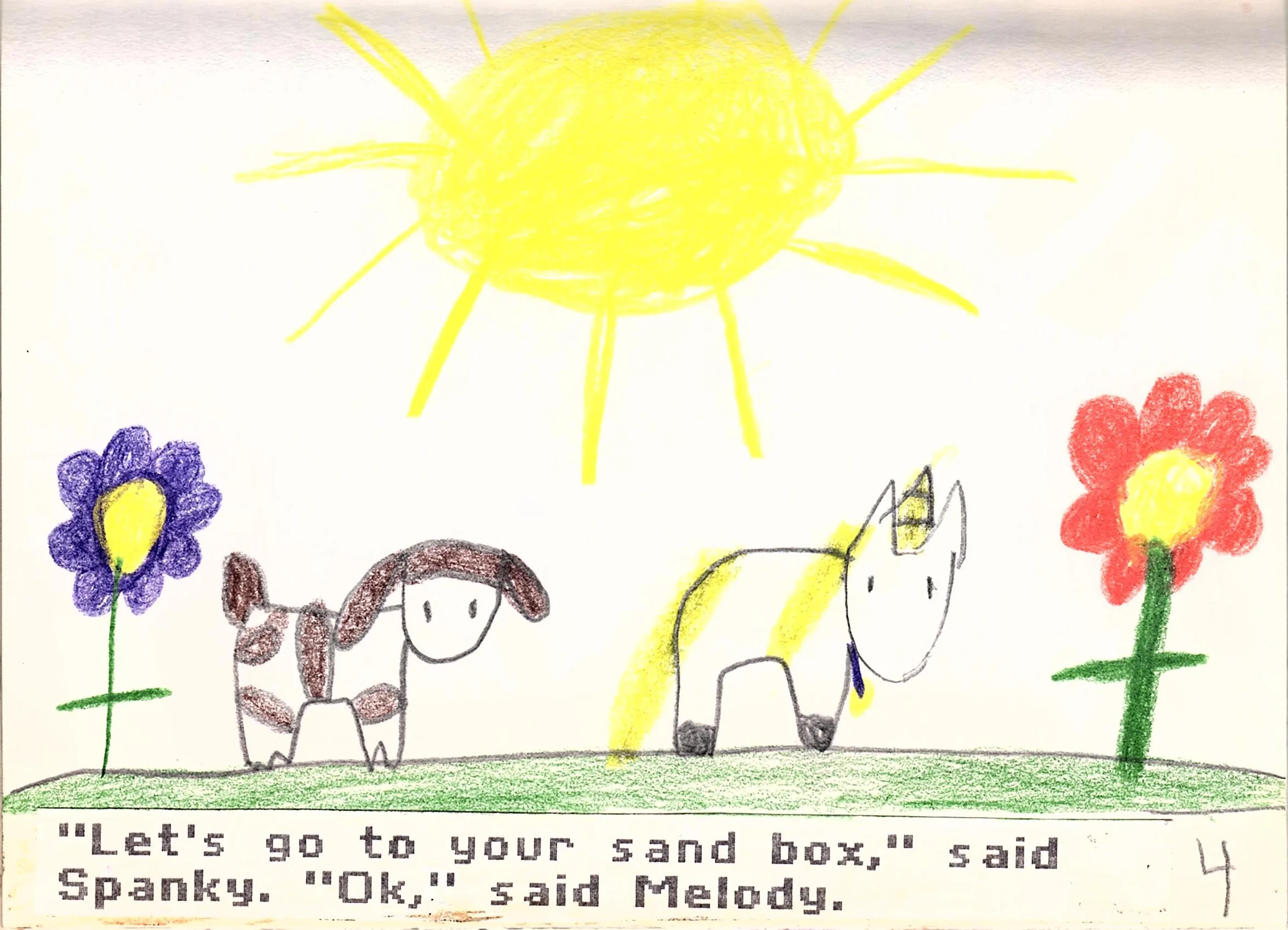 Spanky's a smart dude. I'm pretty sure he was my toy and melody was my sister's. I'm also trying to remember if he came with that name or if I was just obsessed with Little Rascals at the time. Maybe both.