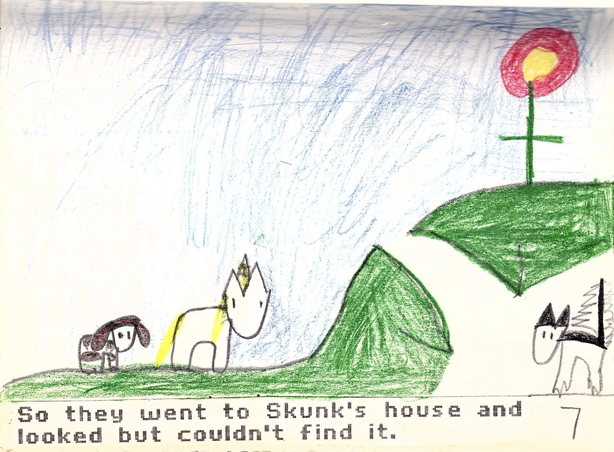 This is still how I draw skunks to this day.
