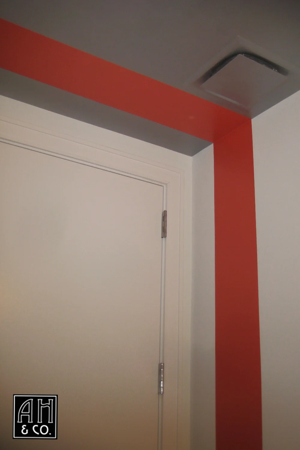 MODERN BOLD ALL OVER HAND-PAINTED STRIPE DESIGN