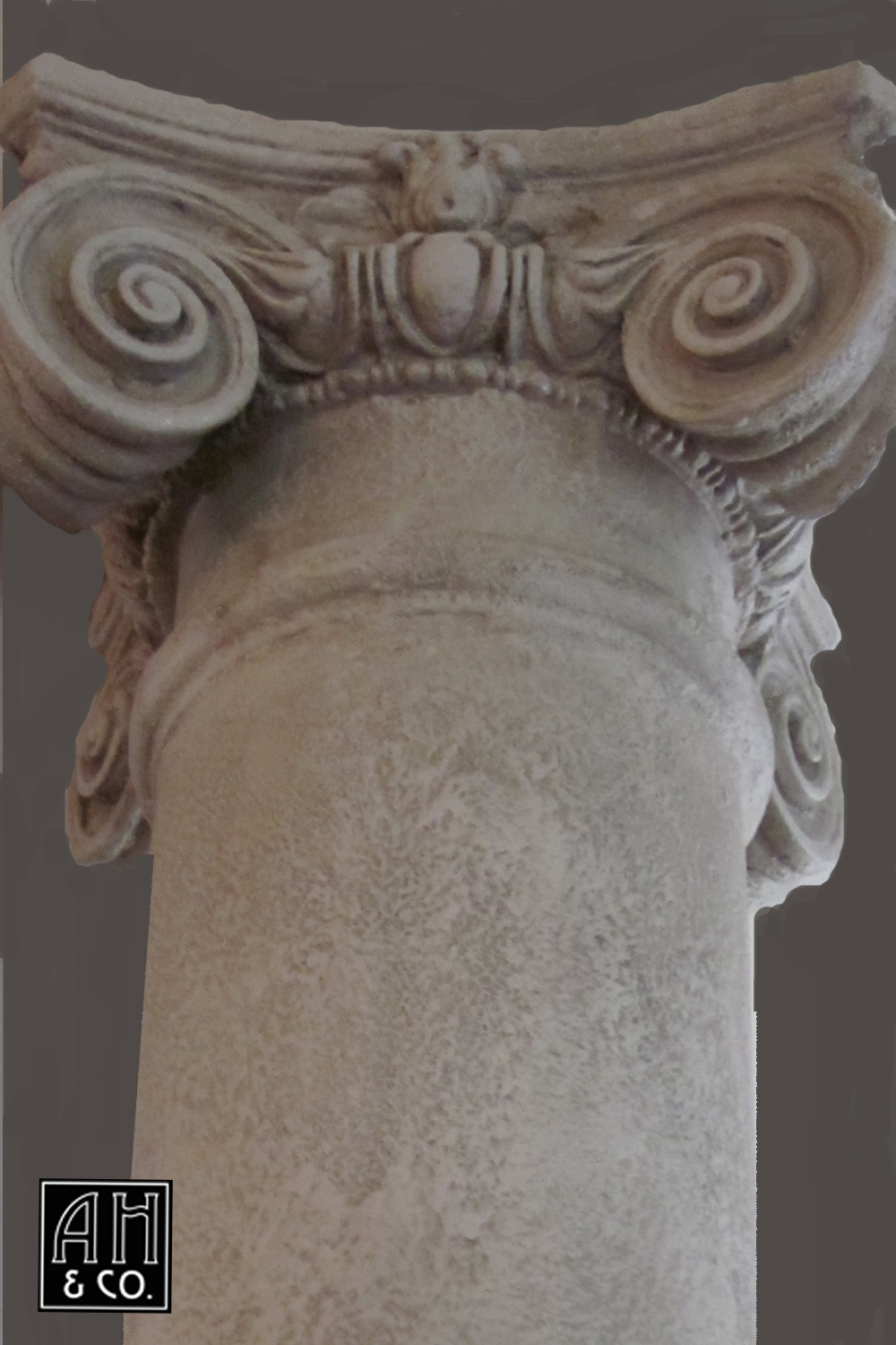 ANTIQUE FAUX STONE COLUMN
