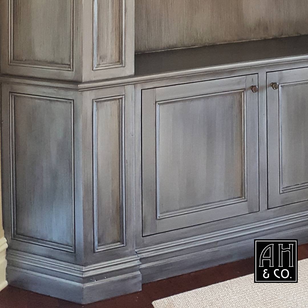 PEWTER METALLIC CABINETRY