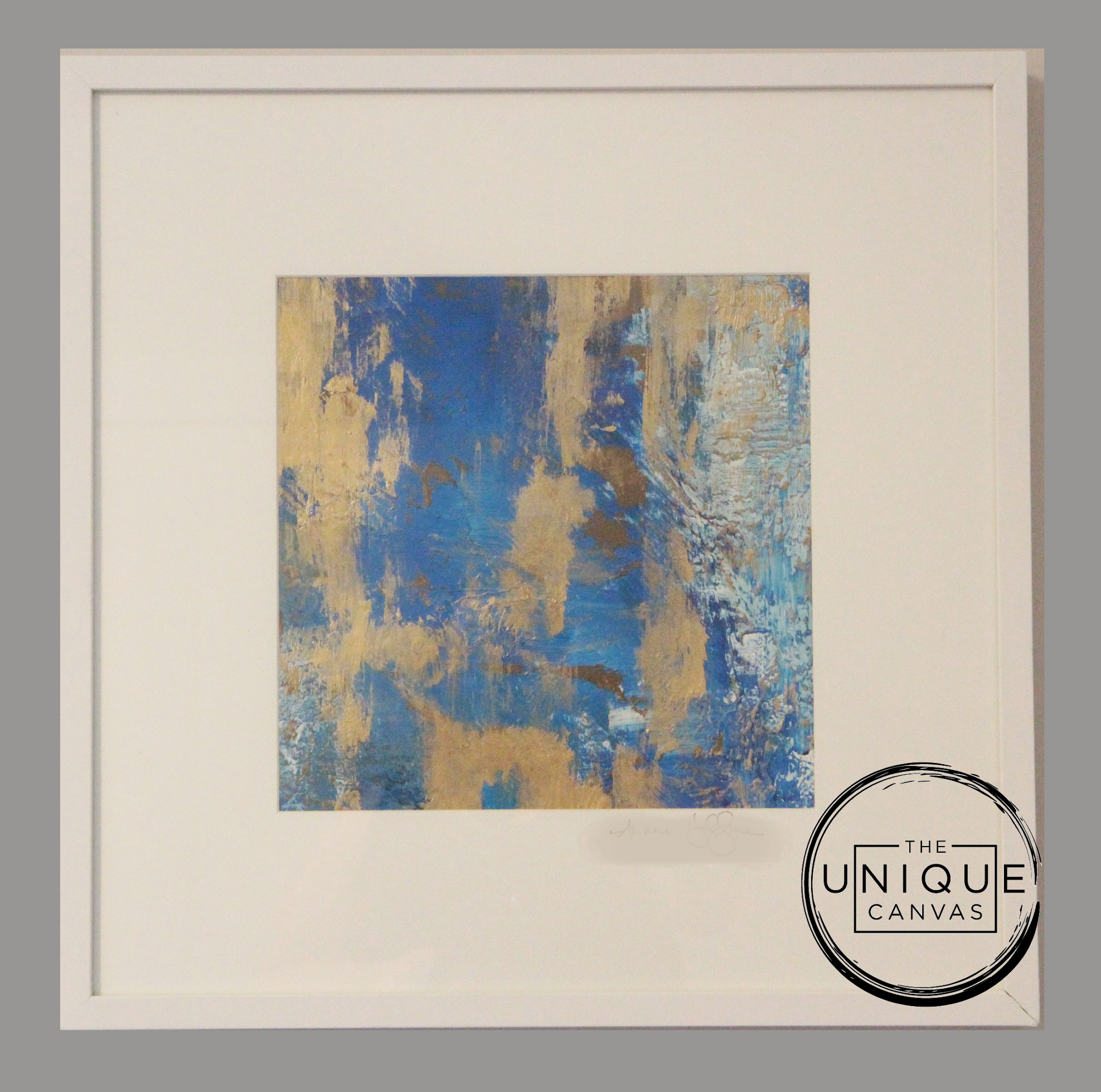 Cobalt & Gold Foil