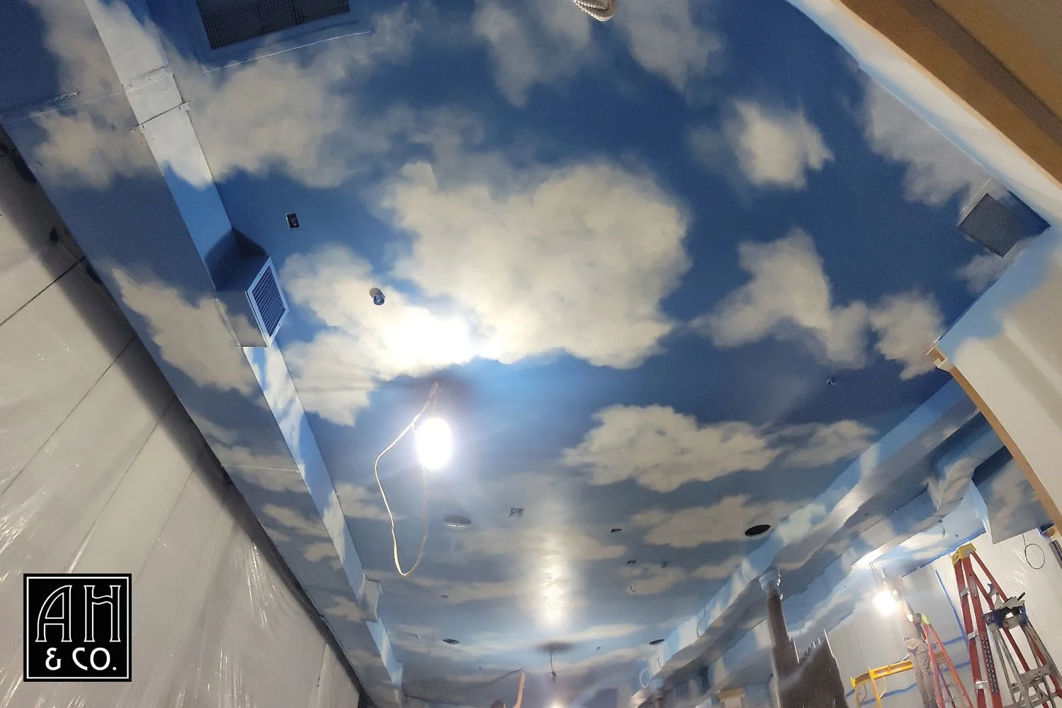 SOHO, NYC AMERICAN EAGLE STORE FOR OFFLINE BOUTIQUE SPACE CEILING