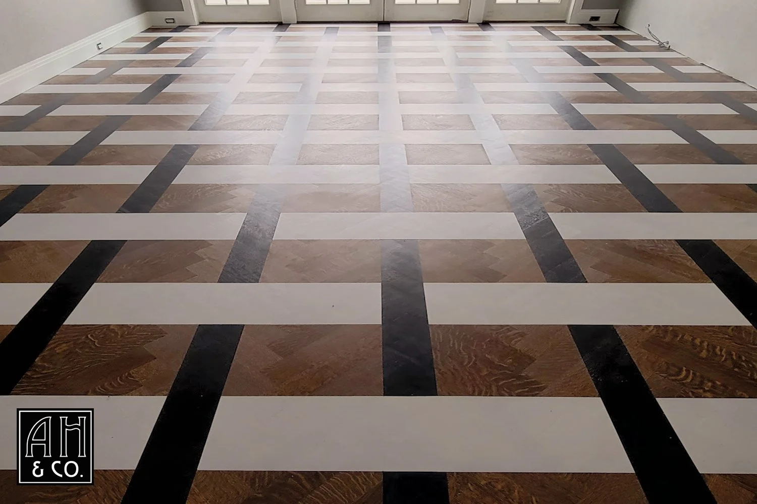 HAND PAINTED MODERN FLOOR DESIGN
