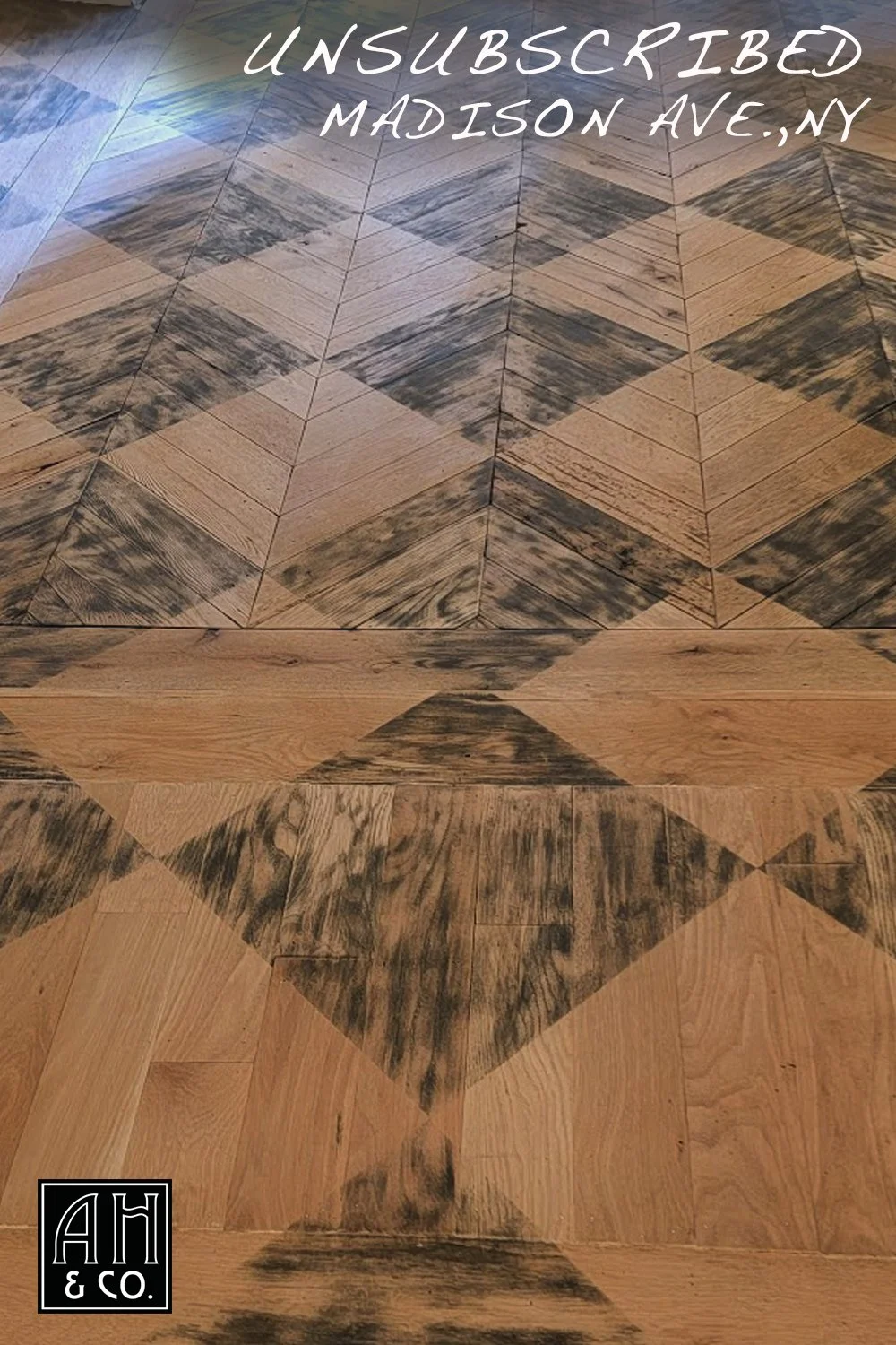 ariana-hoffman-paint-FLOOR-wood-distressed-checkerboard-diamond-jean-soho-SKY-CLOUD-CEILING-old-historical-retail-design-commercial-decor-unique.jpg