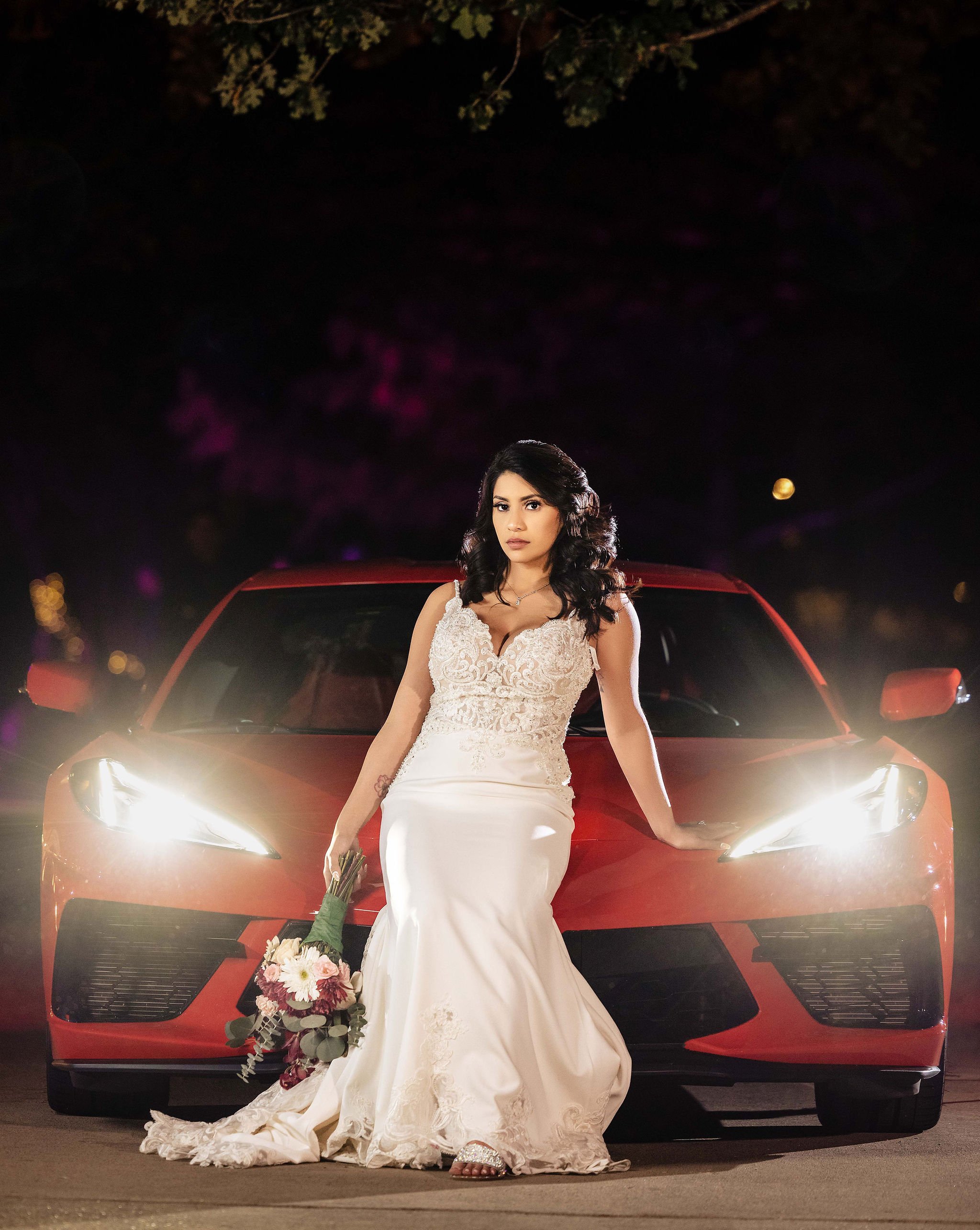 Fort Worth Bride - Fort Worth Wedding photographer - corvette.jpg