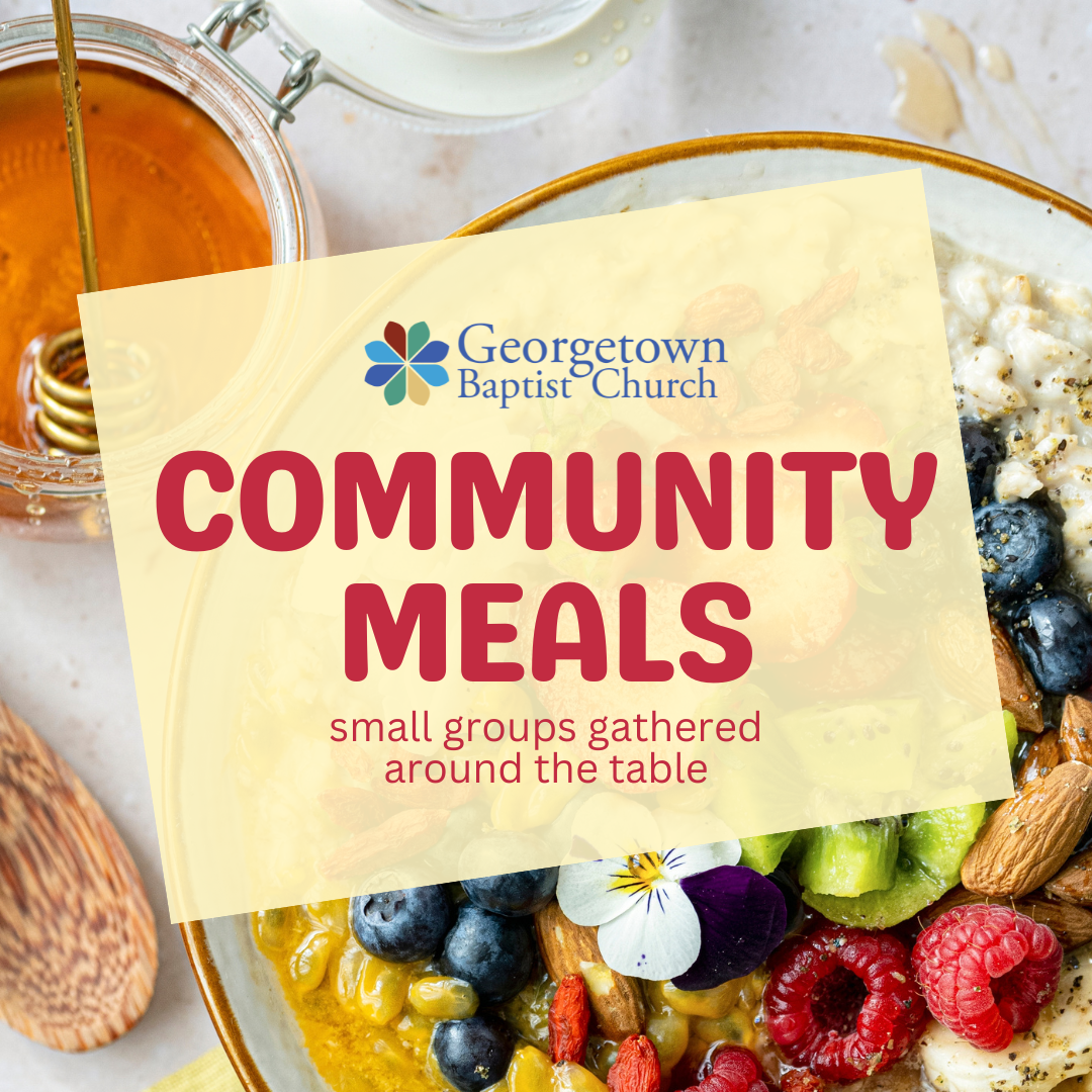 Spring Community Meal Groups