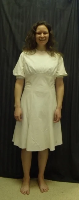  Mock-up fitting front view. 