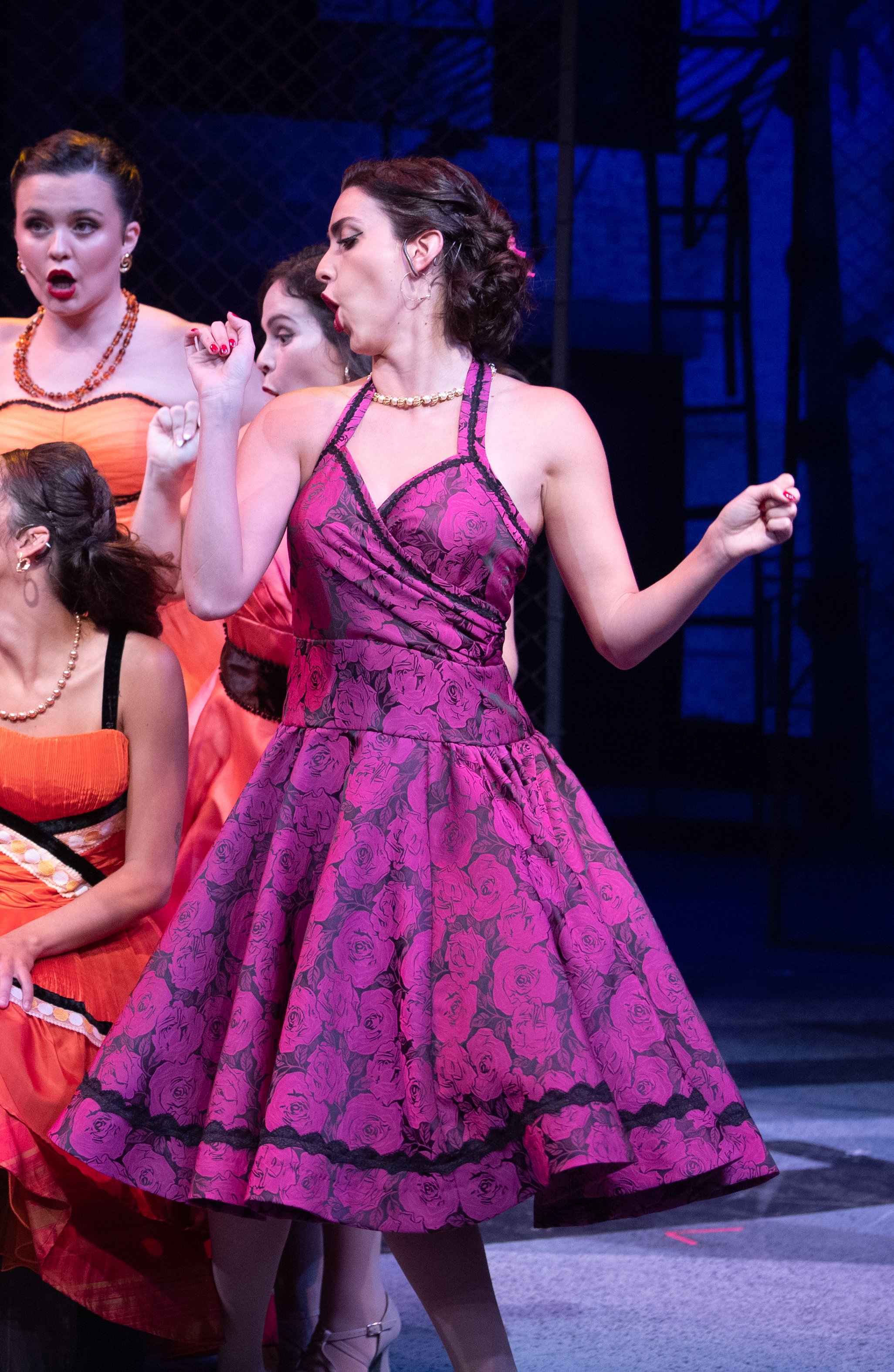 anita's purple dress west side story West Side Story