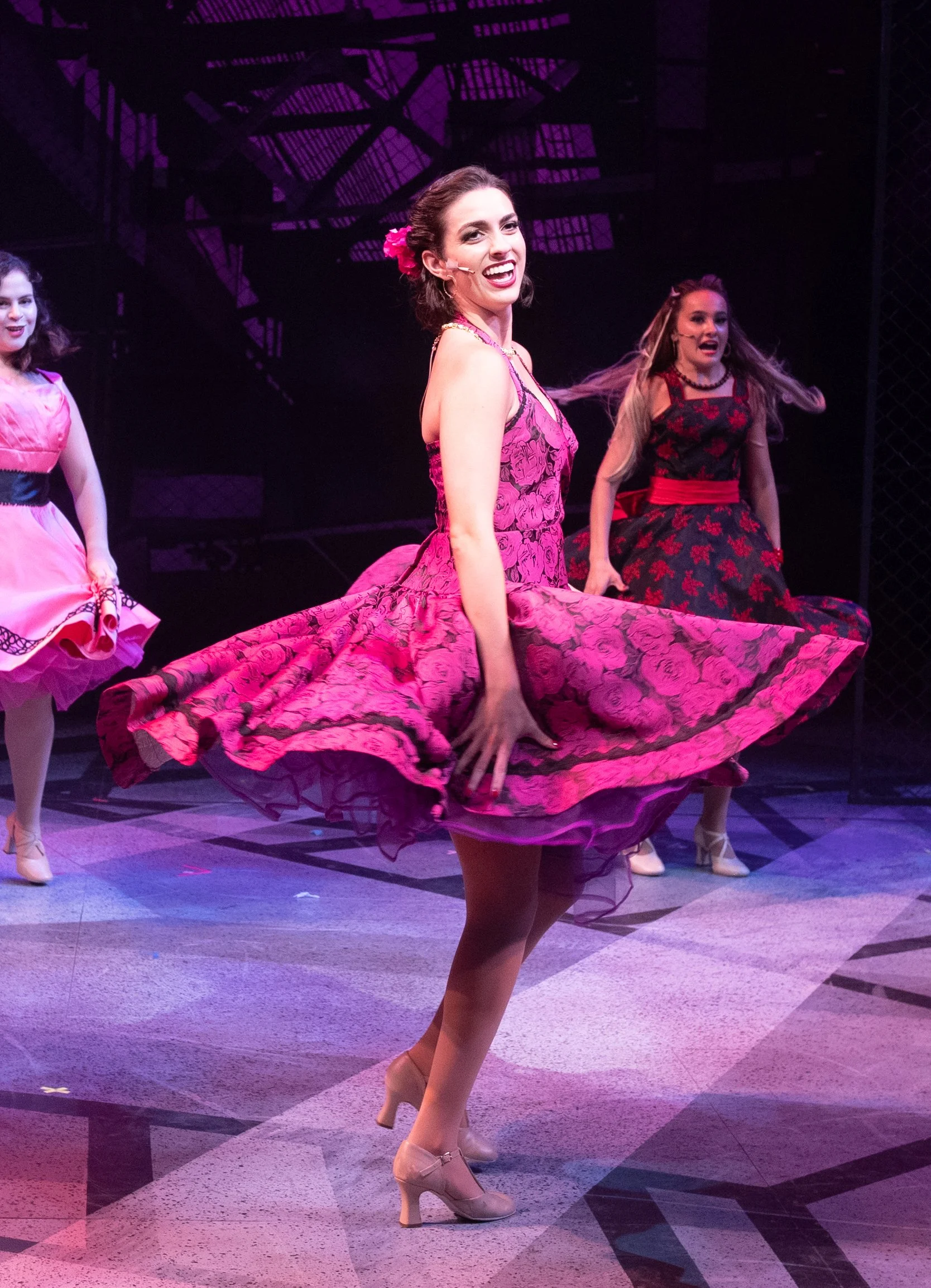 anita's purple dress west side story West Side Story