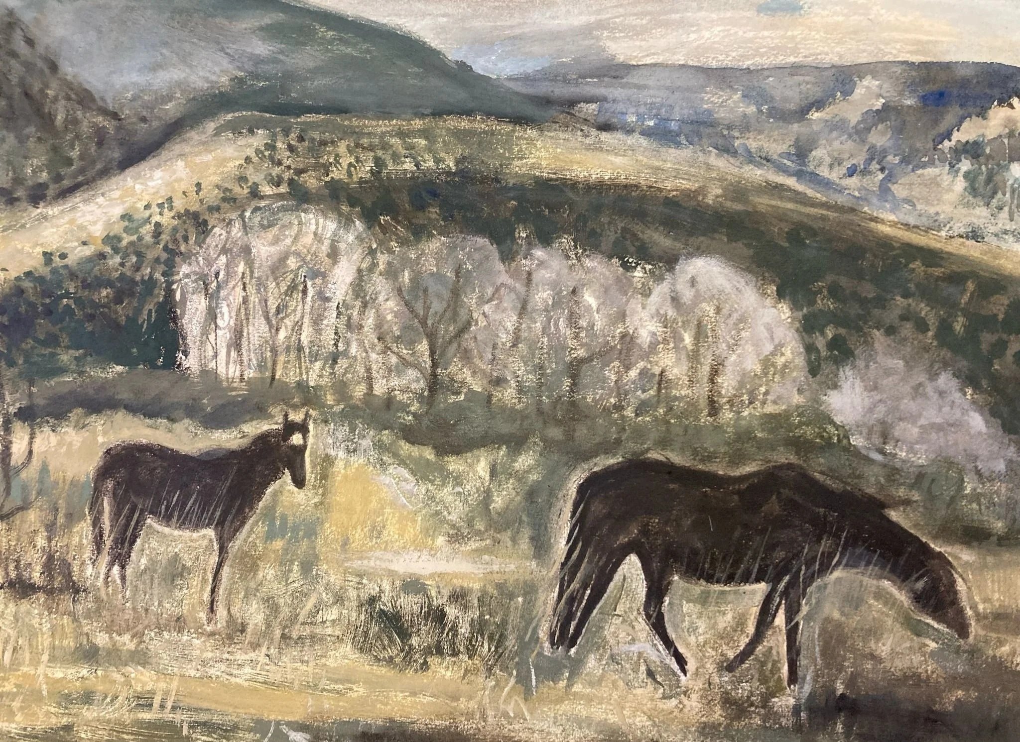 Two Horses, Washoe Lake