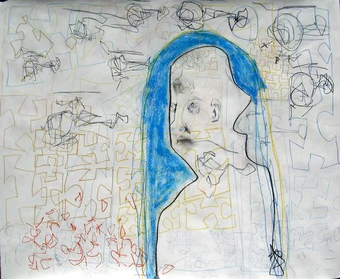 Just Outside and Over My Head - 42.5”x 51”