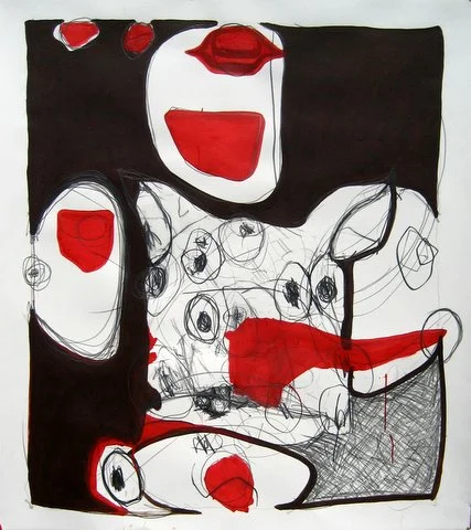 Elk Mind Dead Crow – 37”x 41” 