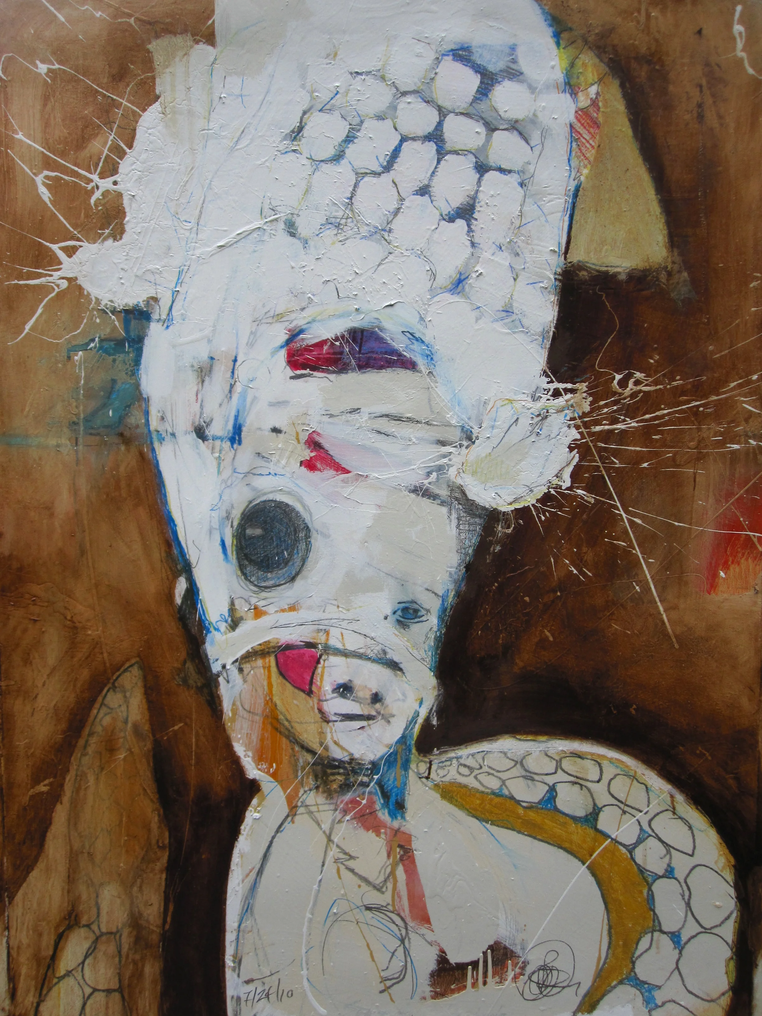 Suffocating Neptune - 32"x 47.5"