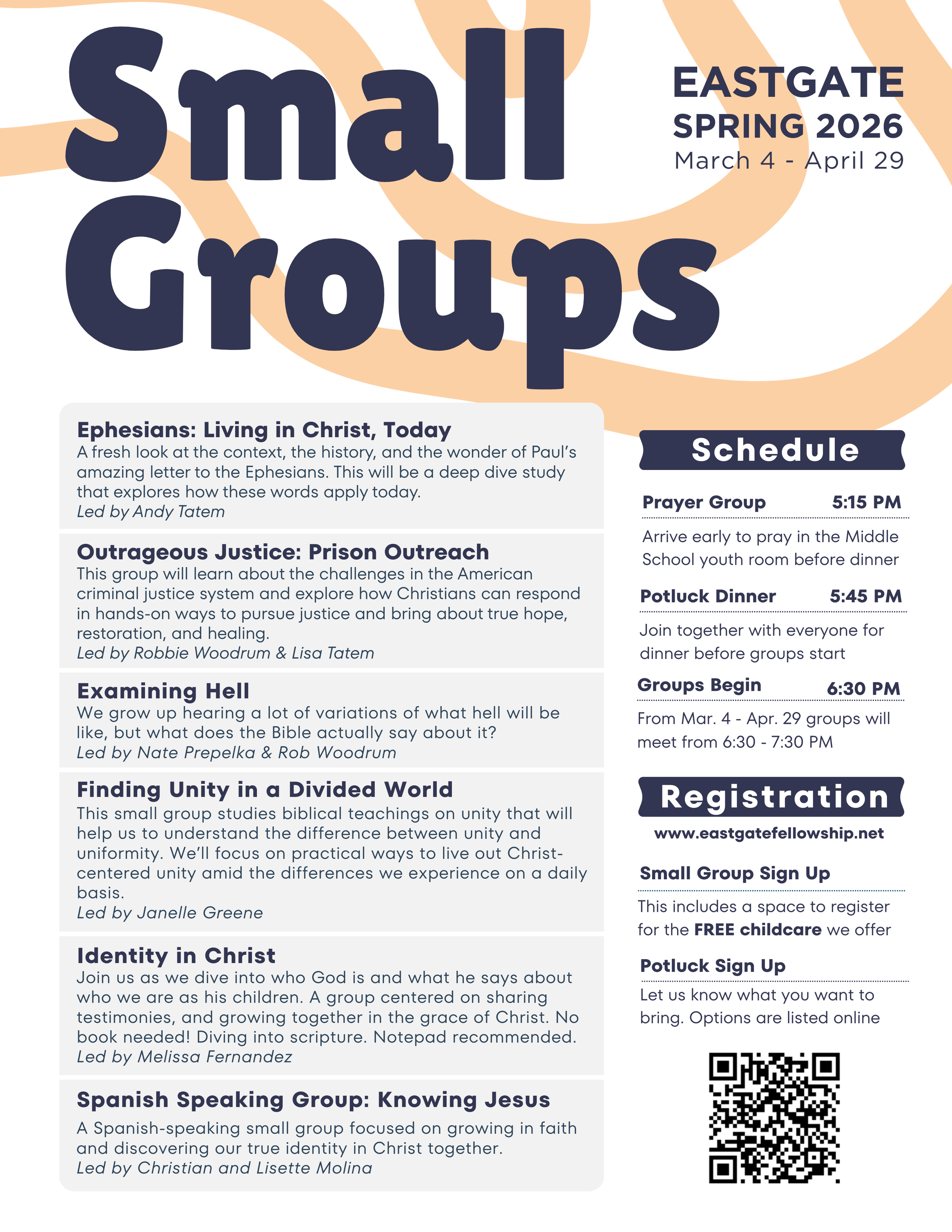 Small Groups Pre — Eastgate