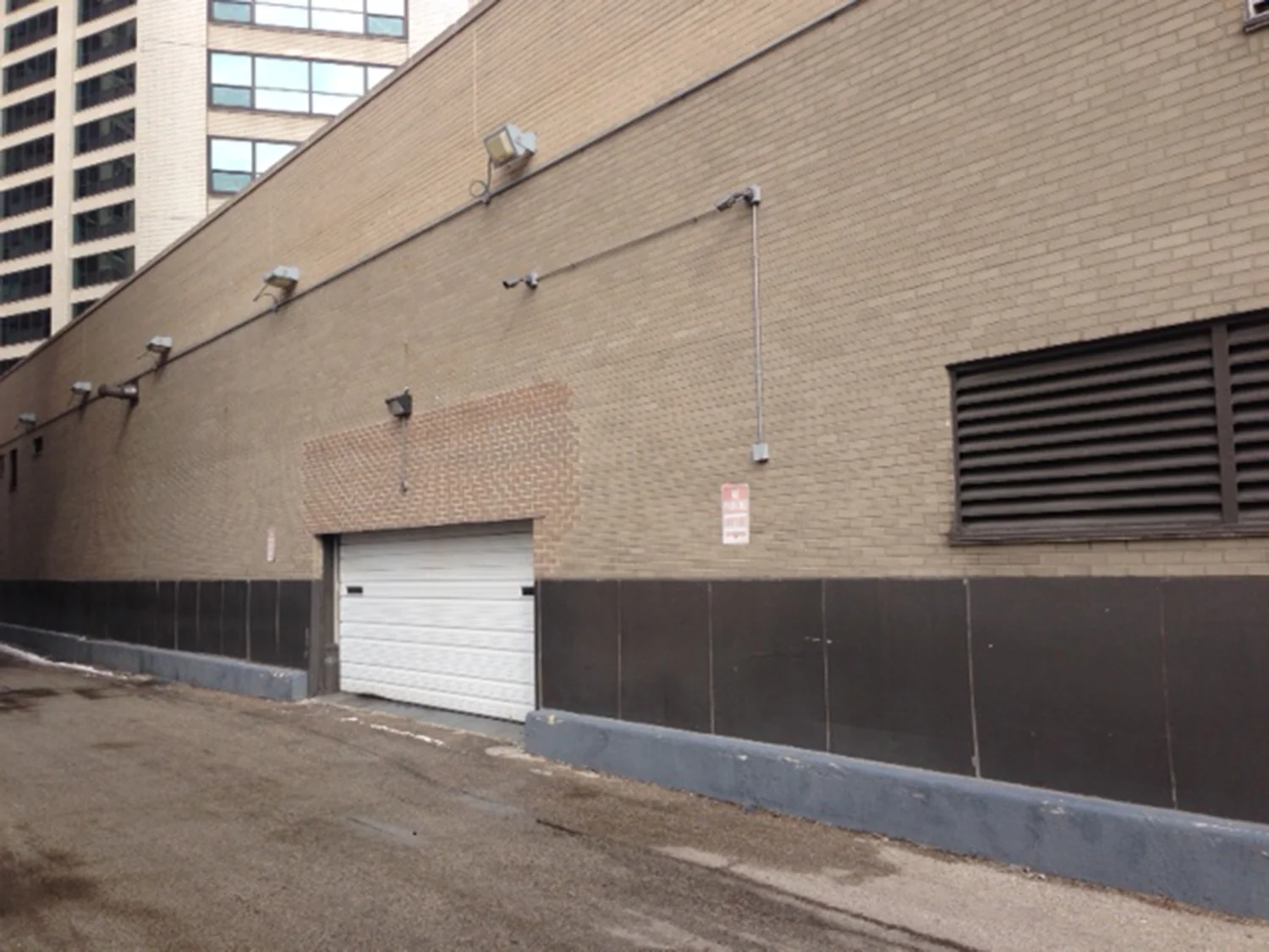 Before beginning the mural at 1130 S Michigan at Draper & Kramer: DK Living 1130 S Wabash Mural Site